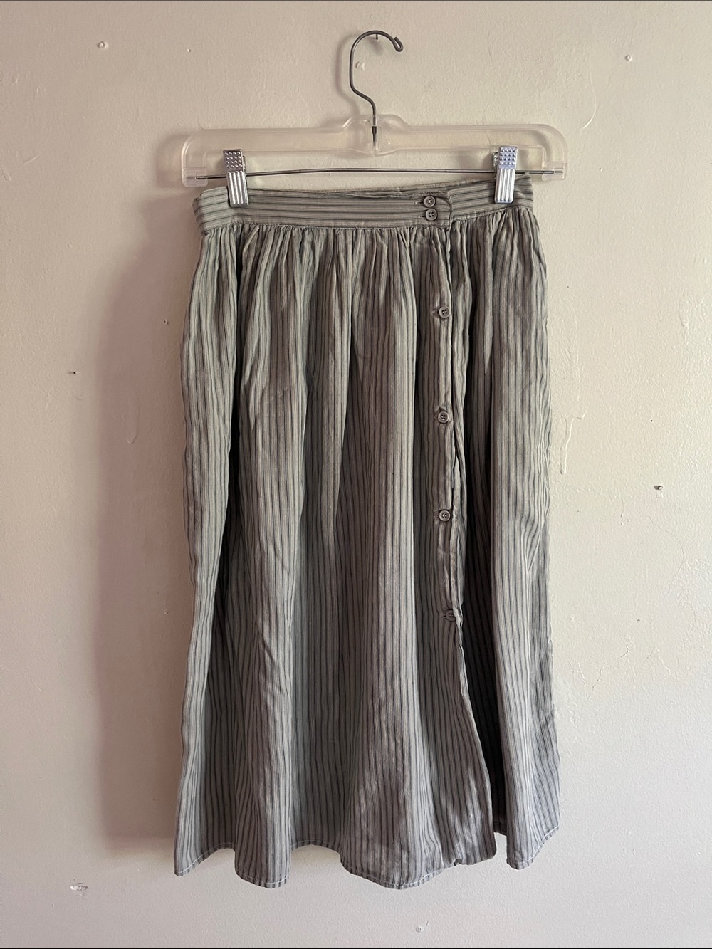 1950’s striped 100% cotton skirt